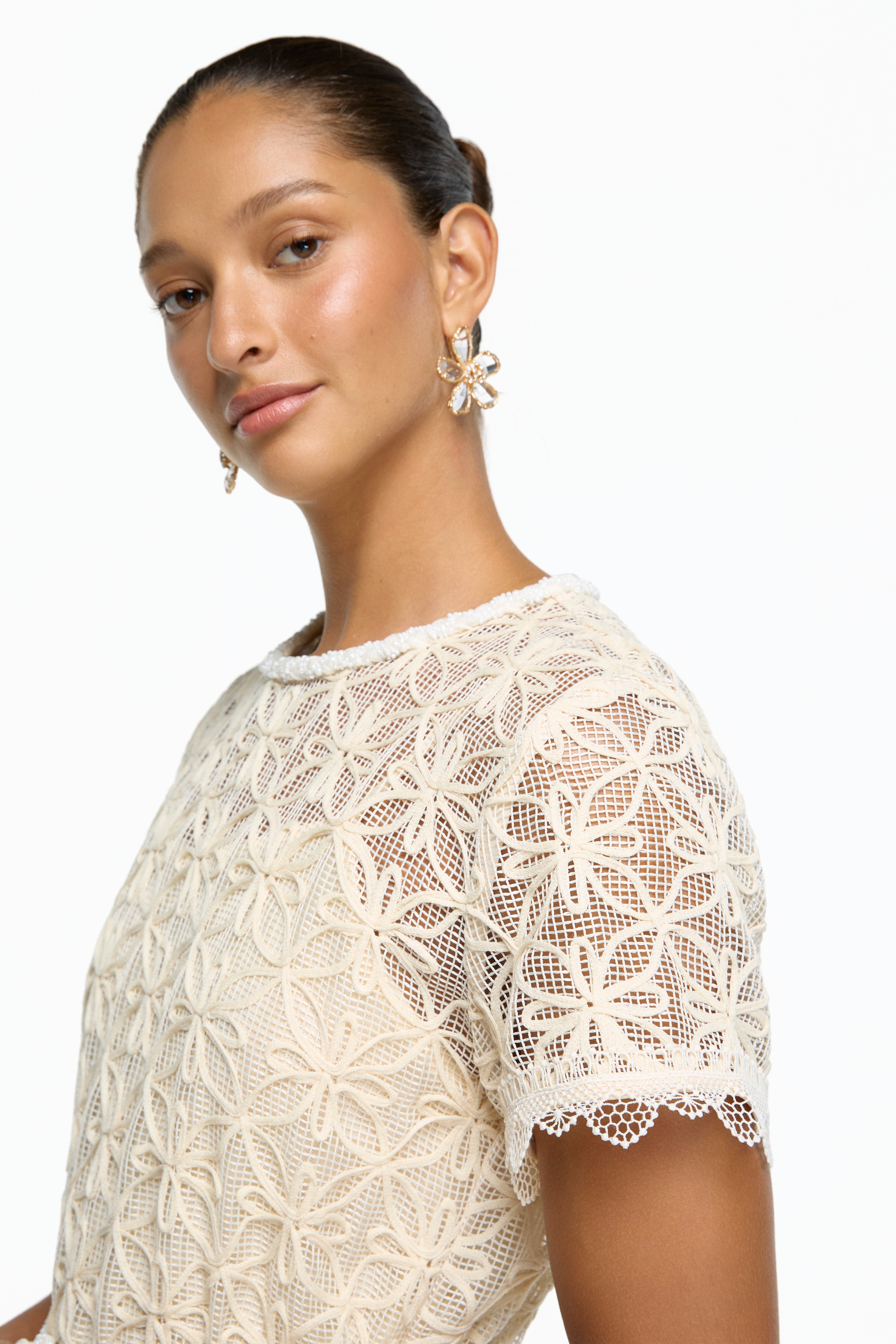 KAELA MINI DRESS CREAM