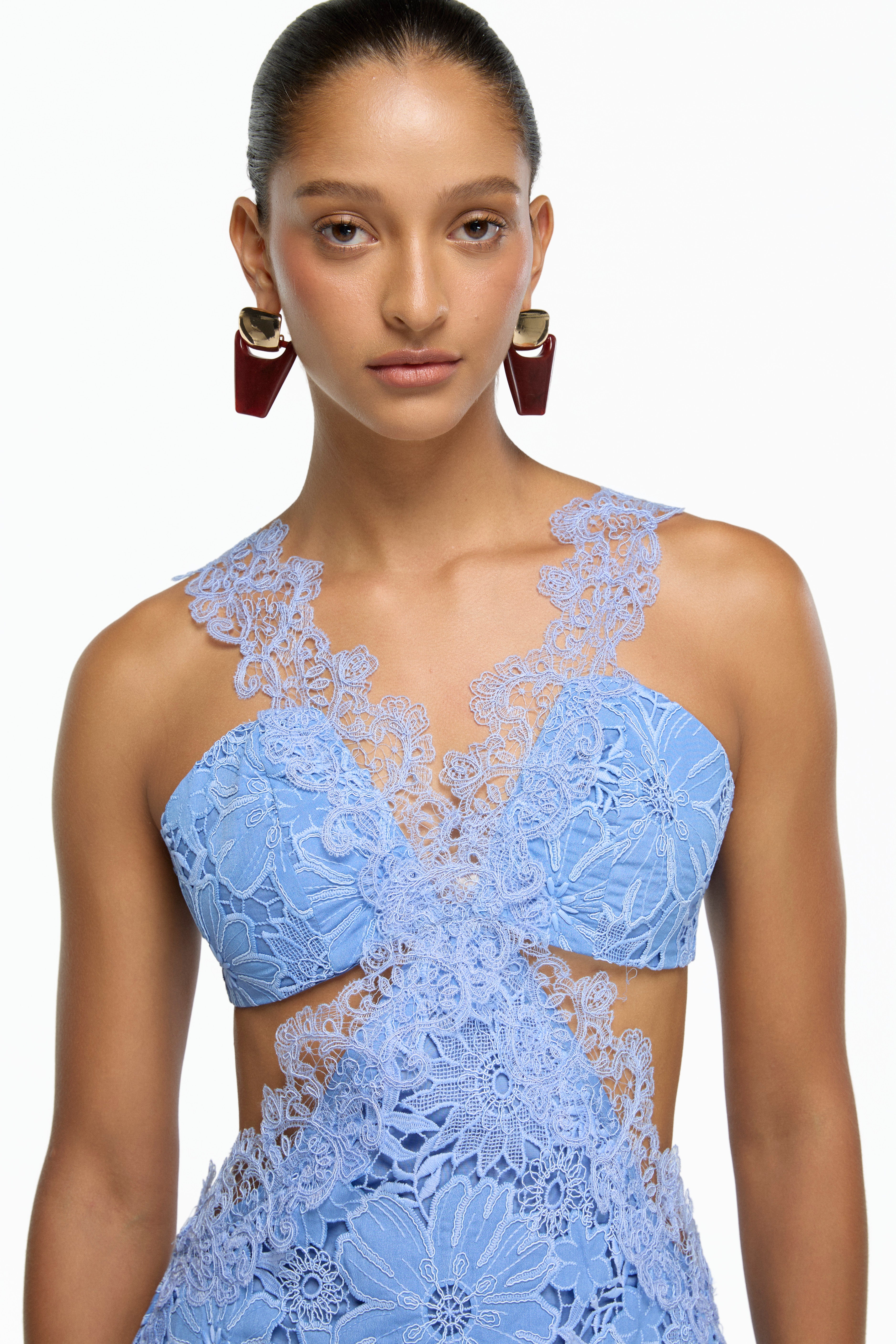 THERESE MINI DRESS BLUE