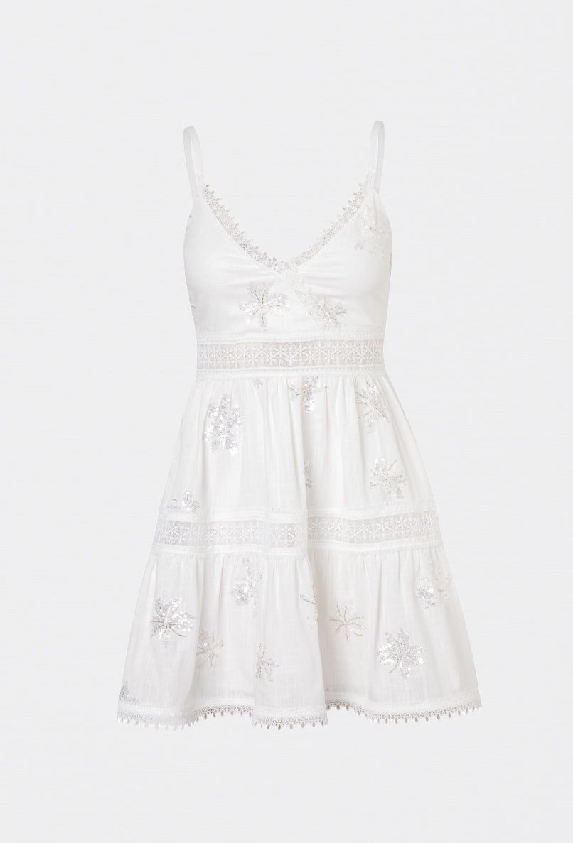 ANGEL MINI DRESS WHITE