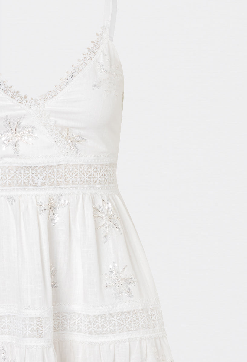 ANGEL MINI DRESS WHITE