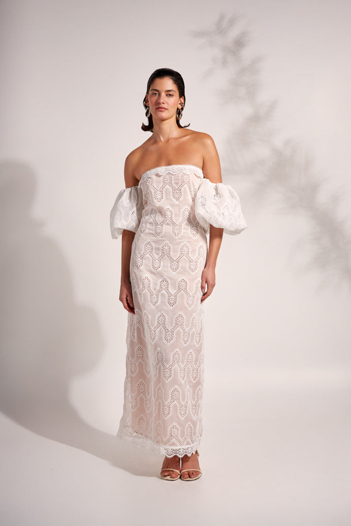 AURELIA MAXI DRESS White XS AURELIA MAXI DRESS White XS