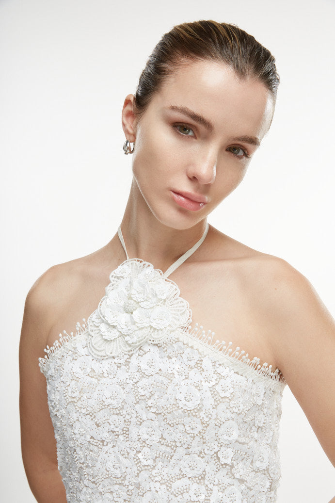 Beso de Luna Maxi Dress White L