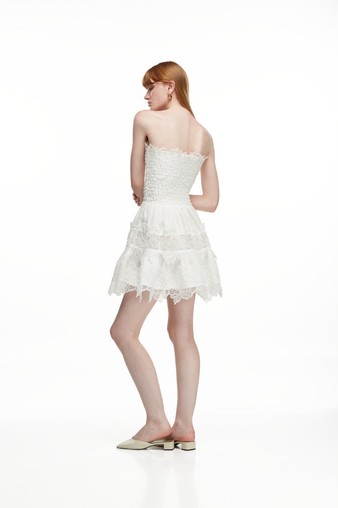 BRISA MINI DRESS WHITE