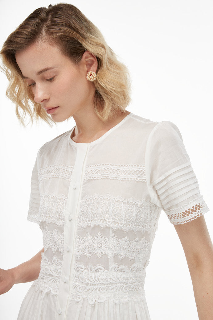 CAMILA DRESS WHITE