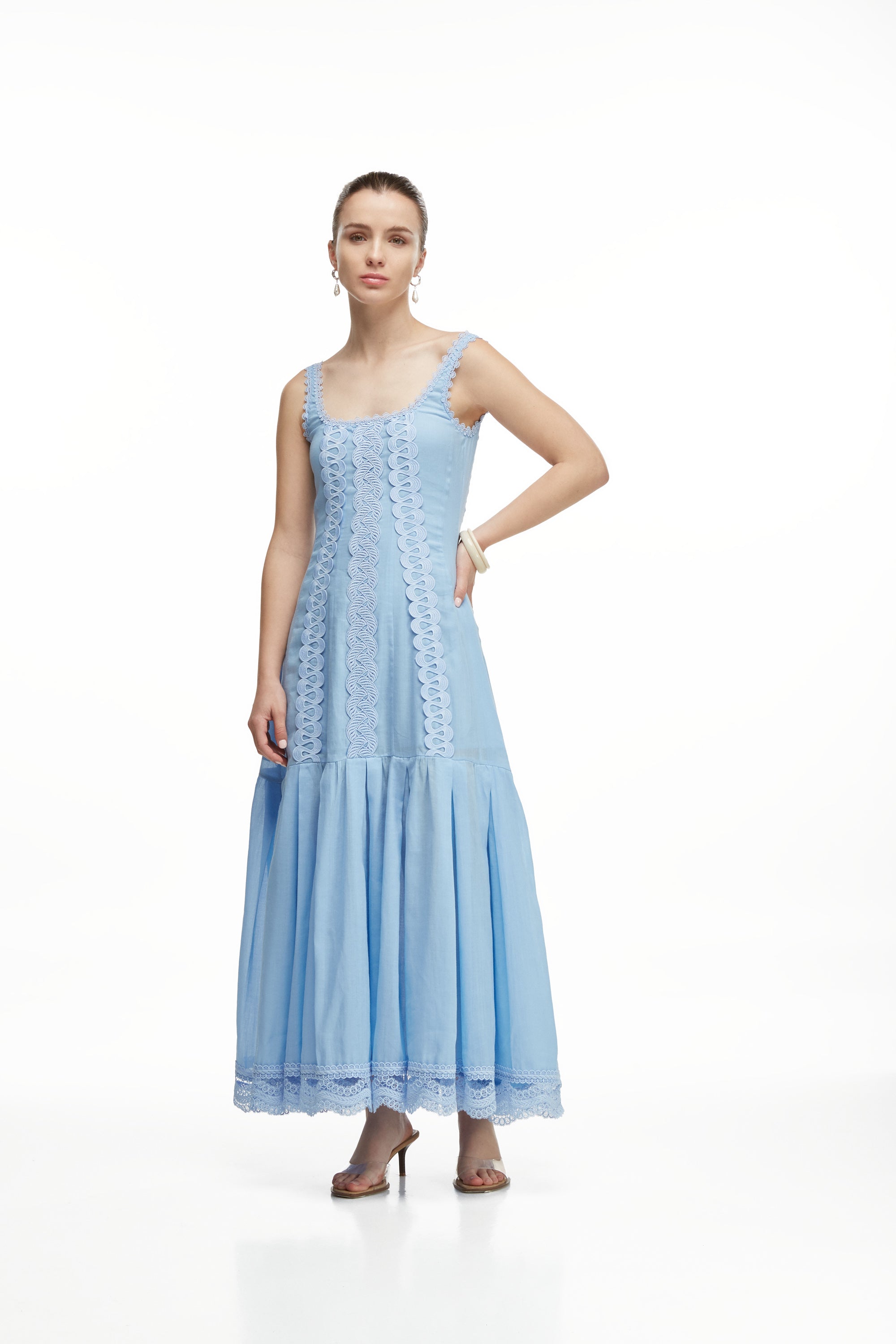 DESPERTAR MAXI DRESS BLUE