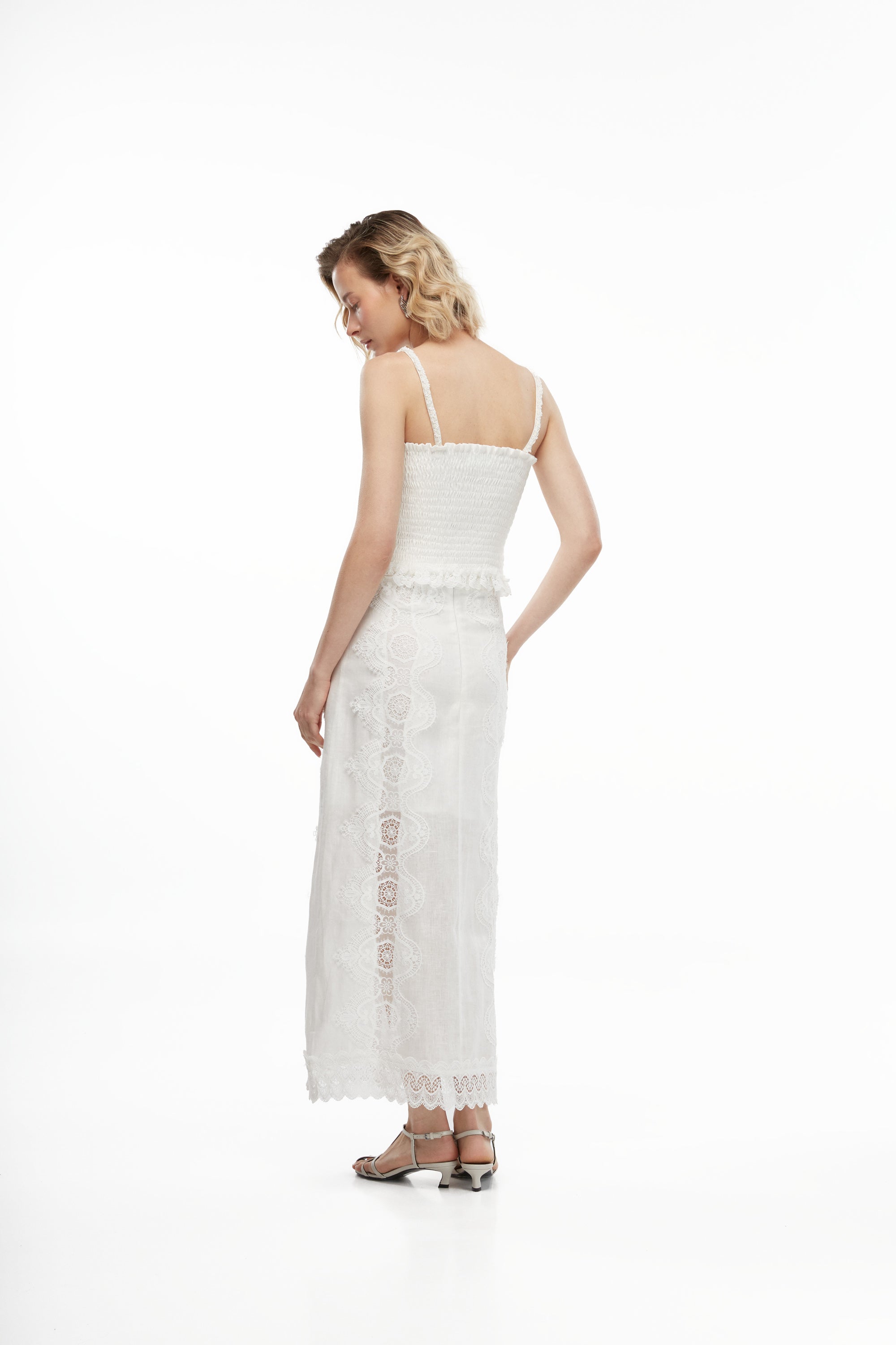 LIRIO MAXI SKIRT WHITE