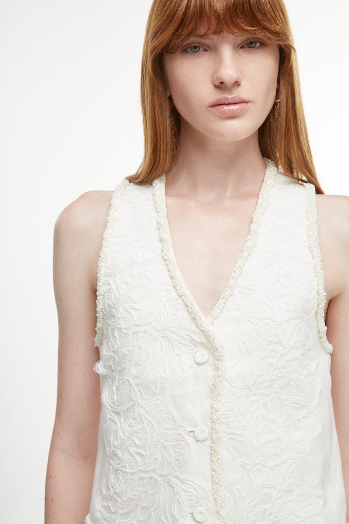 COSMA VEST WHITE