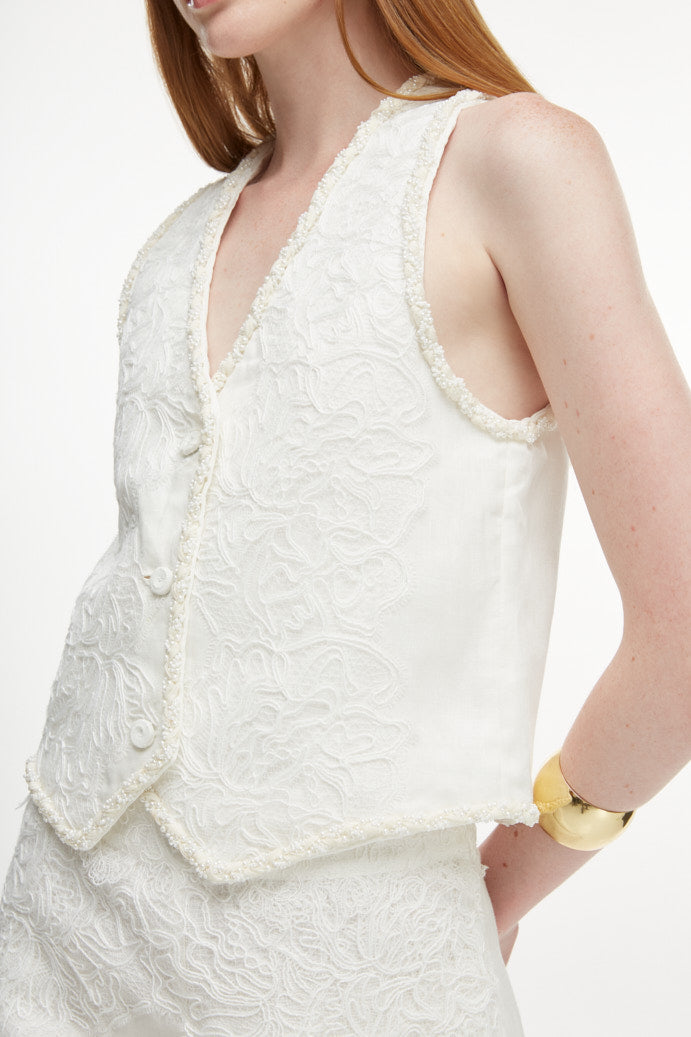COSMA VEST WHITE