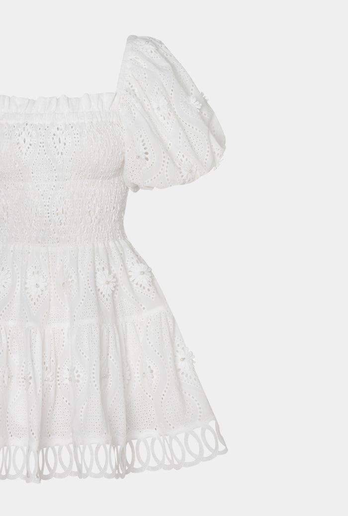 ELEONORA MINI DRESS WHITE