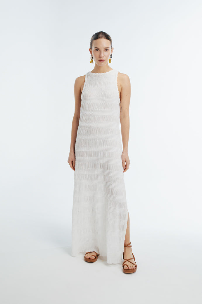 OCEANA MAXI DRESS WHITE
