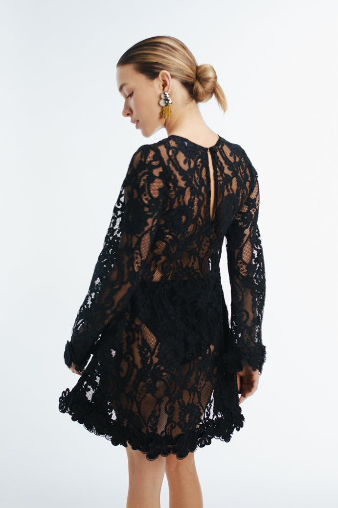 ODESSA MINI DRESS BLACK