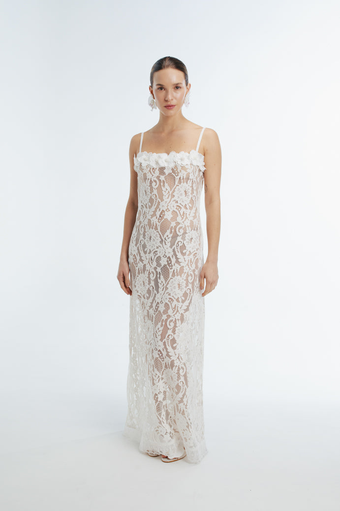 MARQUESA MAXI DRESS WHITE