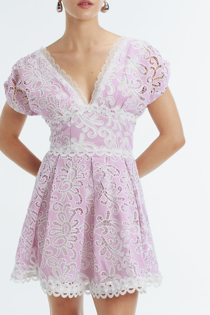 DECO MINI DRESS PINK