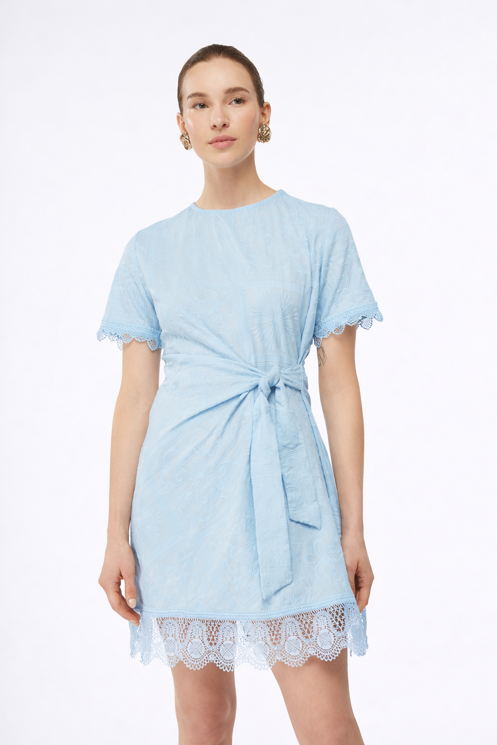 ISOLDE MINI DRESS BLUE