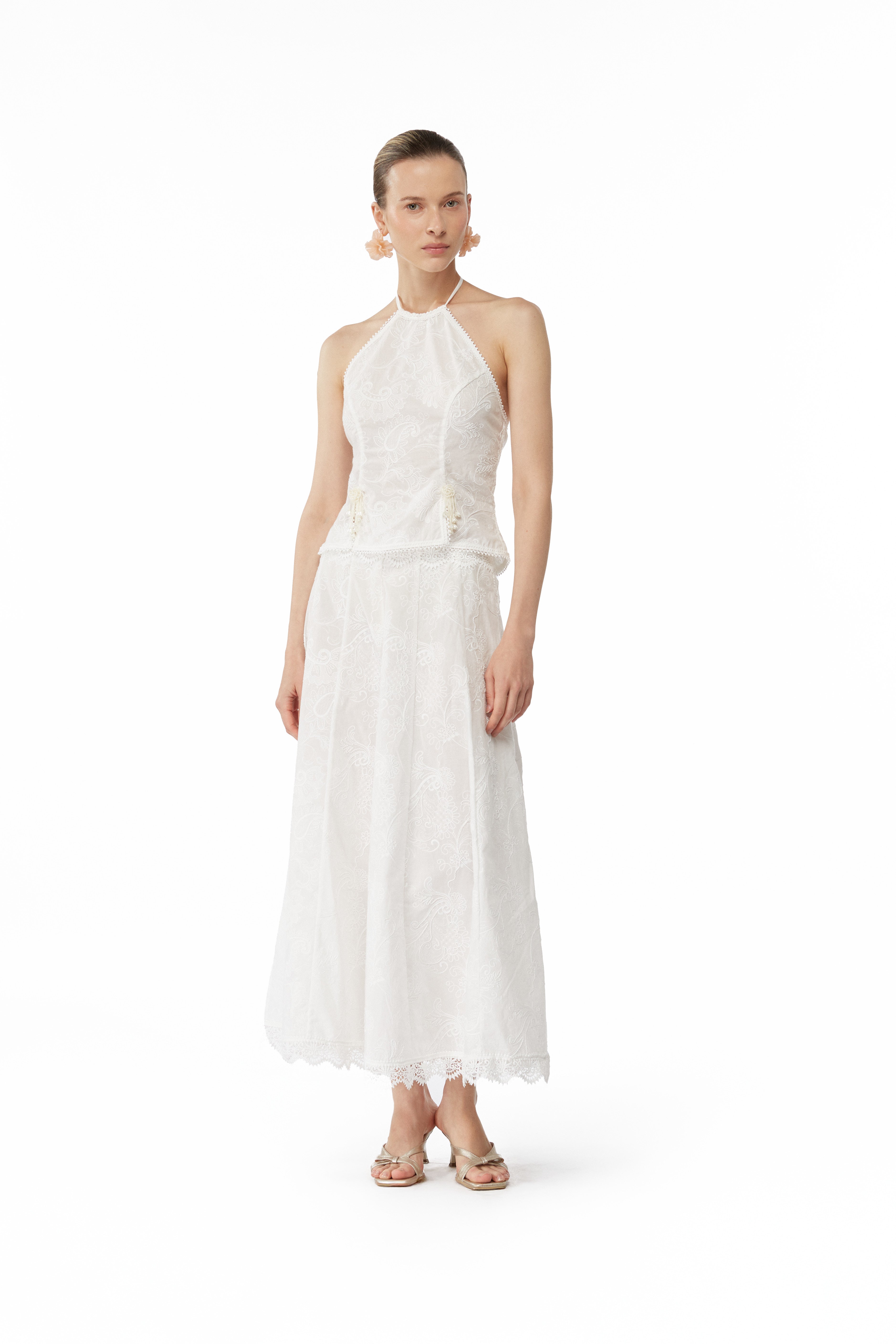 KALUA MAXI SKIRT WHITE