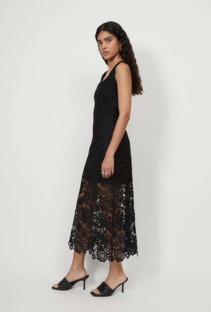 KIM MAXI DRESS Black XL