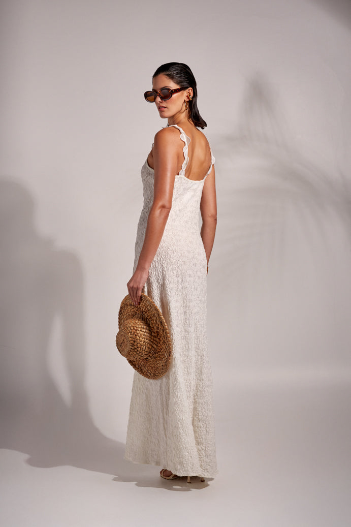 MAEA MAXI DRESS WHITE