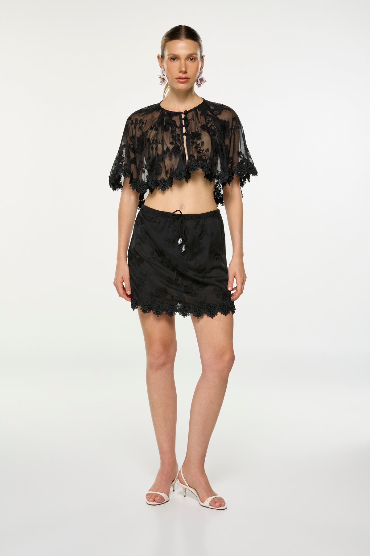 CLEO MINI SKIRT BLACK