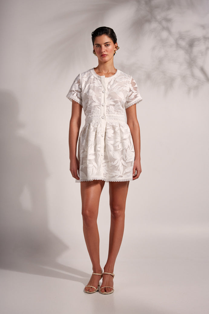 TARA MINI DRESS WHITE