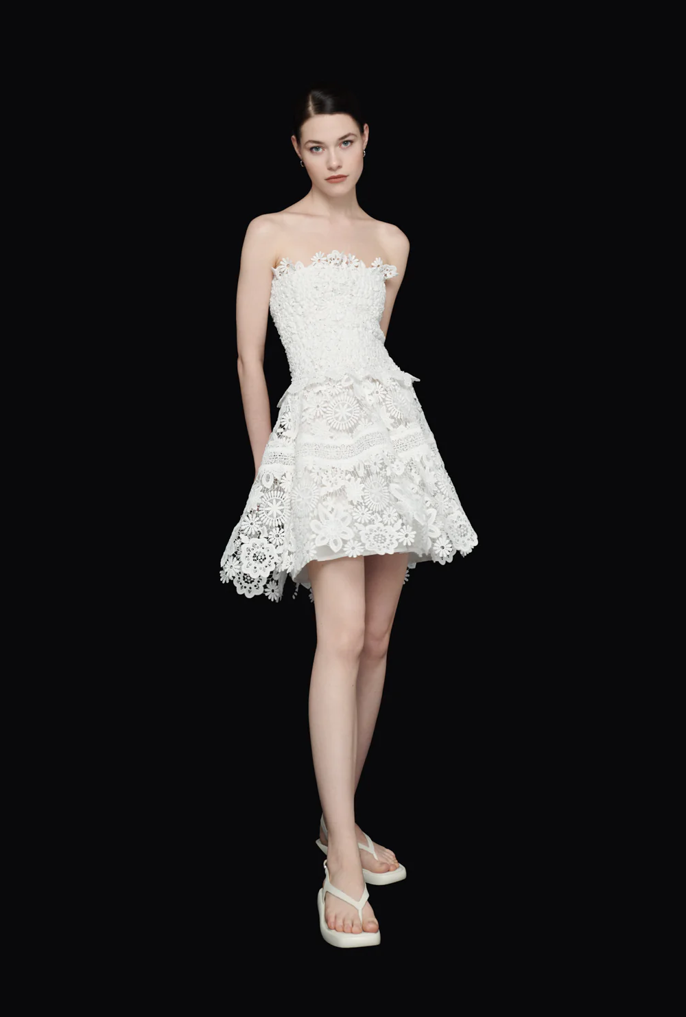 TIFFANY MINI DRESS WHITE