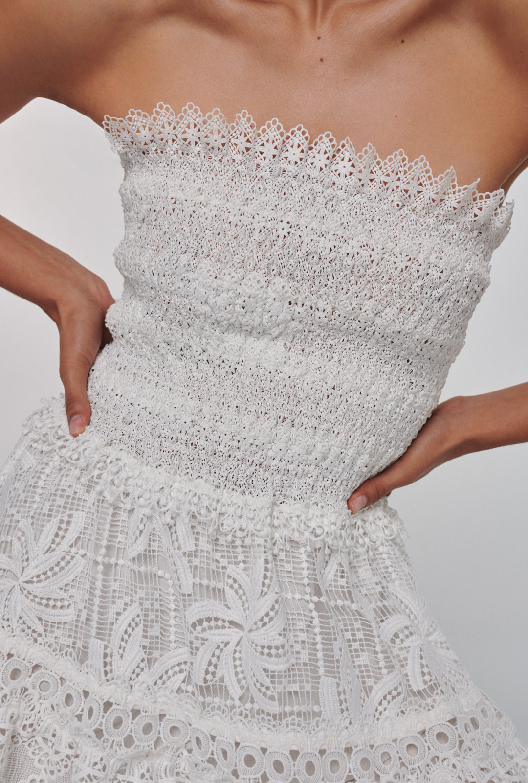 VALLARTA MINI DRESS WHITE