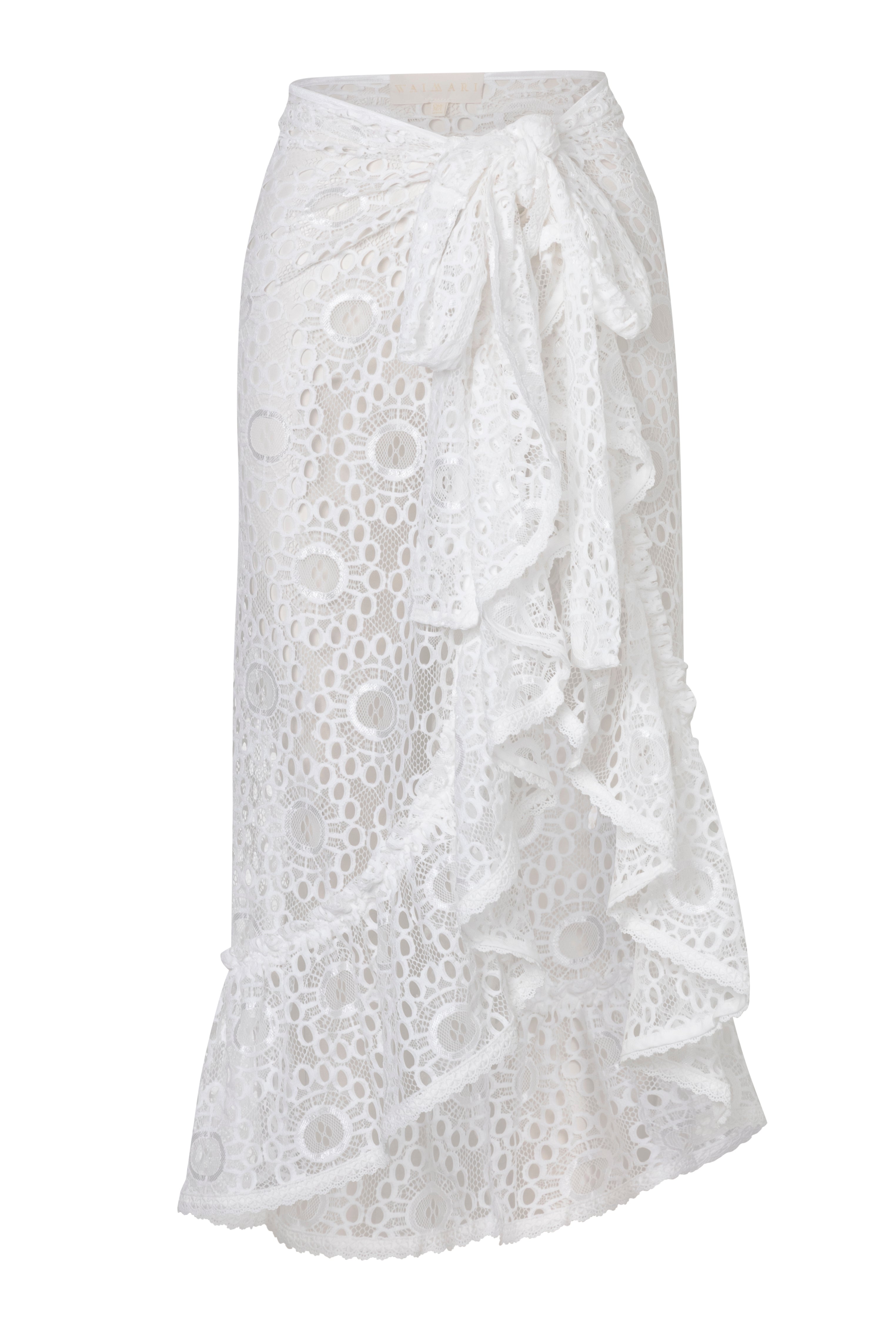 SOHO WRAP SKIRT WHITE