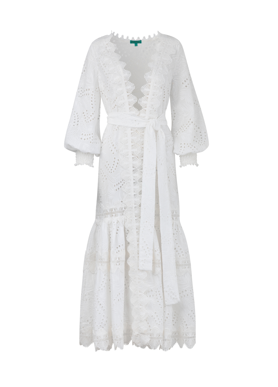 white kimono maxi dress WAIMARI Vistamar KIMONO White XS