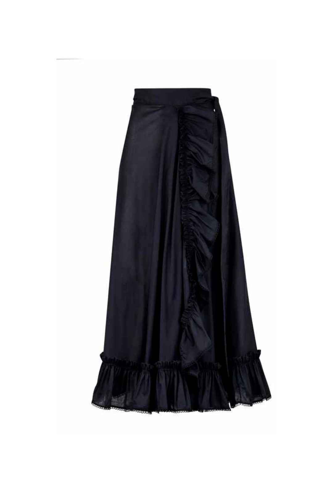 ISLA MUJERES WRAP SKIRT BLACK