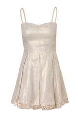 TWIGGY DRESS GOLD