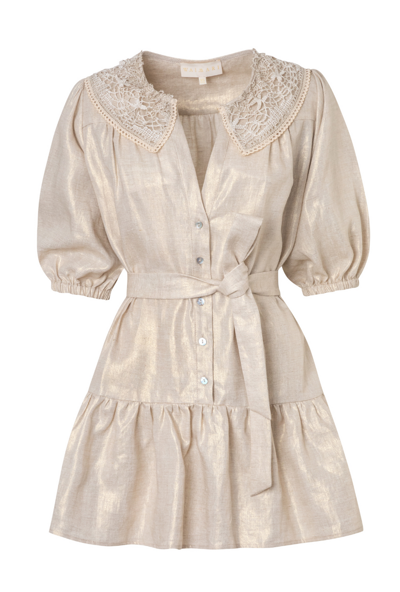 BRIGITTE DRESS GOLD