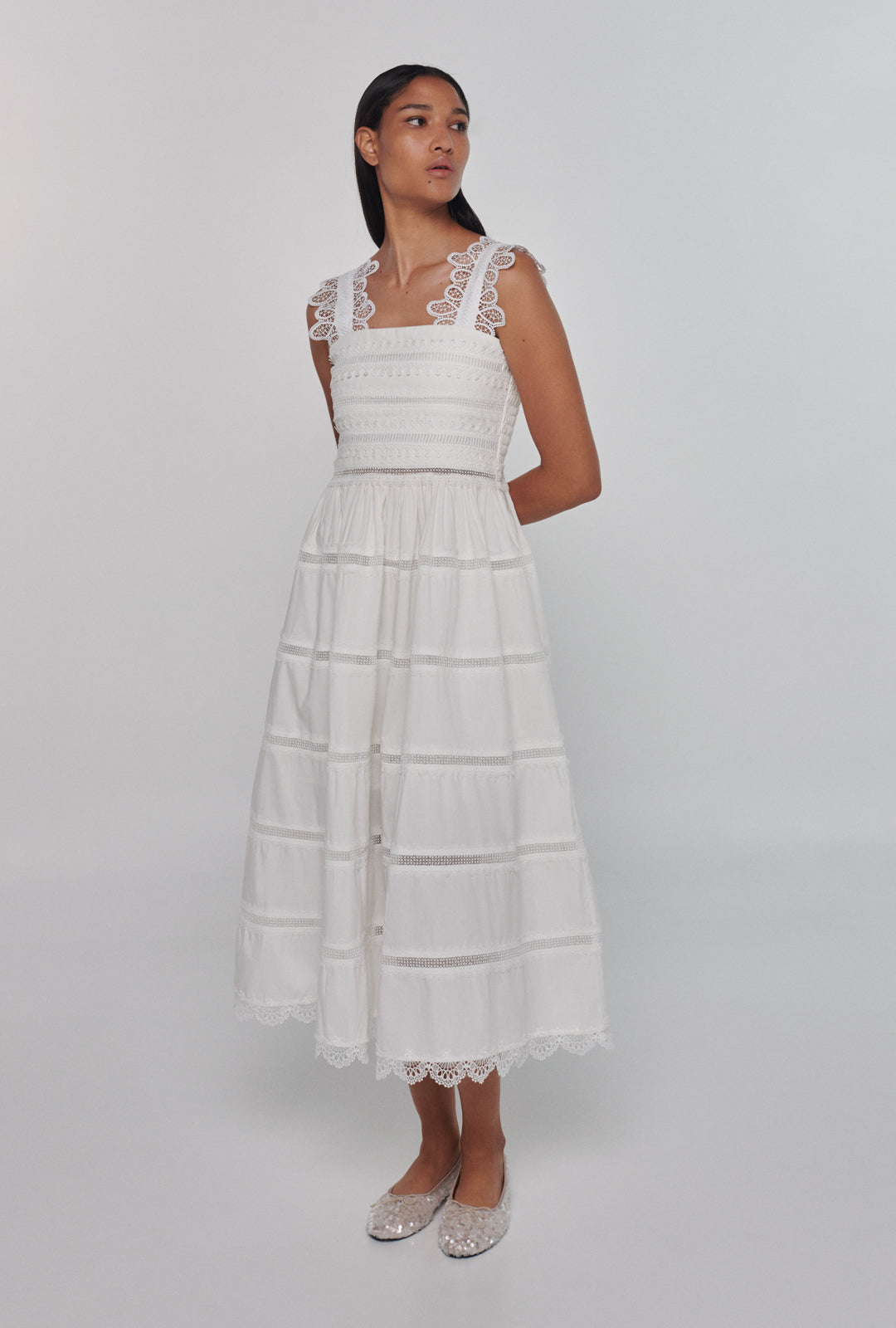 KATE DRESS WHITE