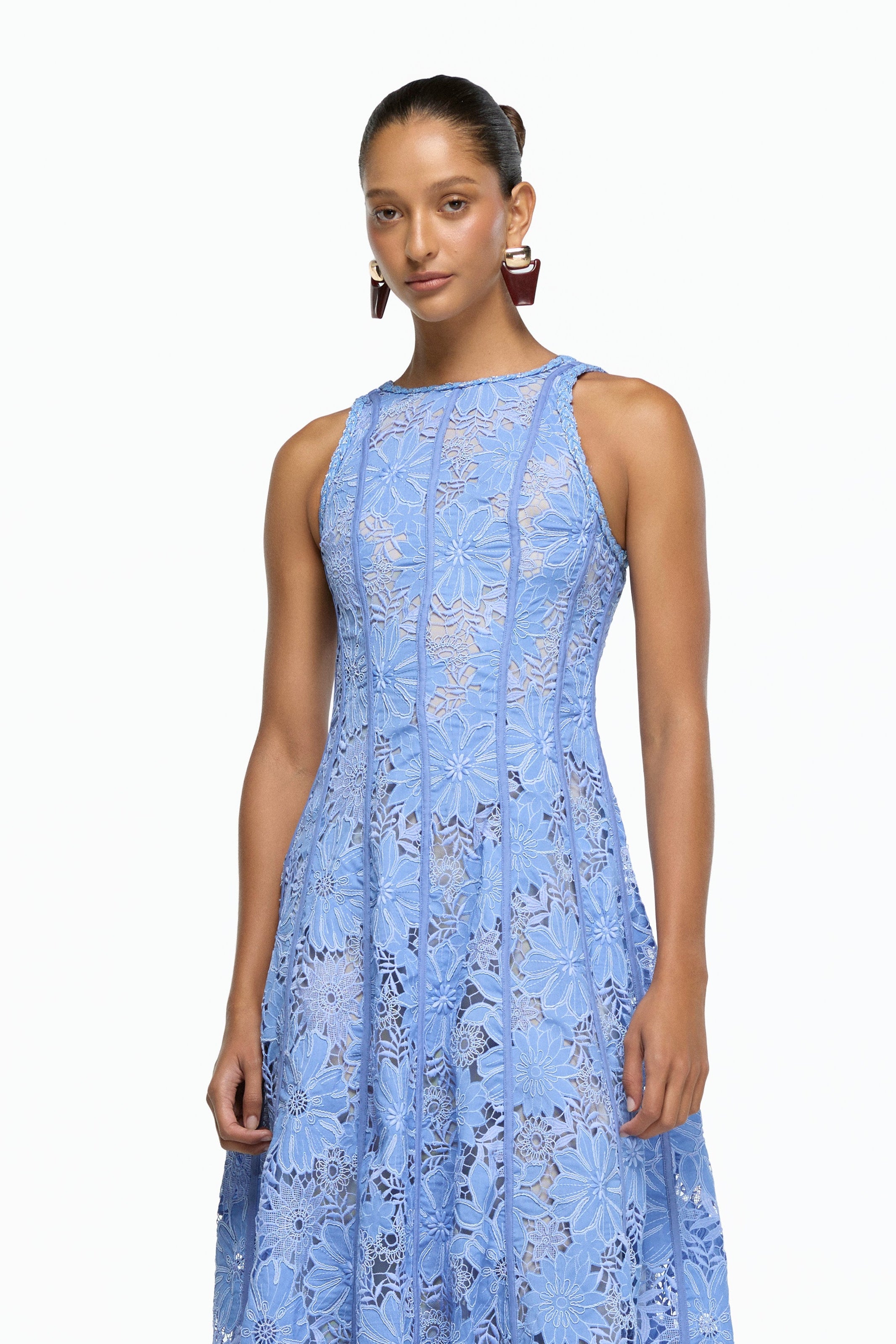 ANTOINETTE MIDI DRESS BLUE