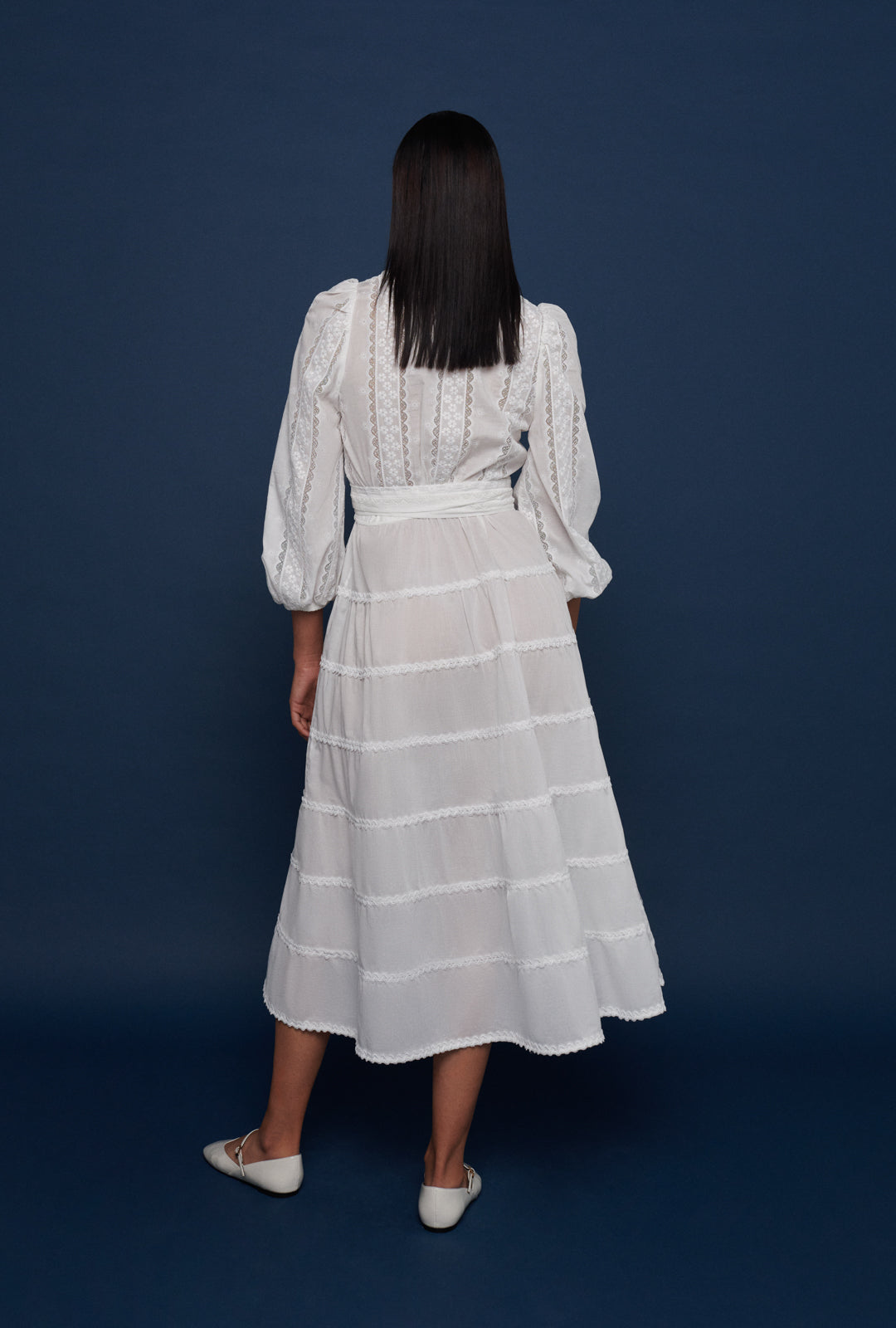 AURORA MAXI DRESS WHITE