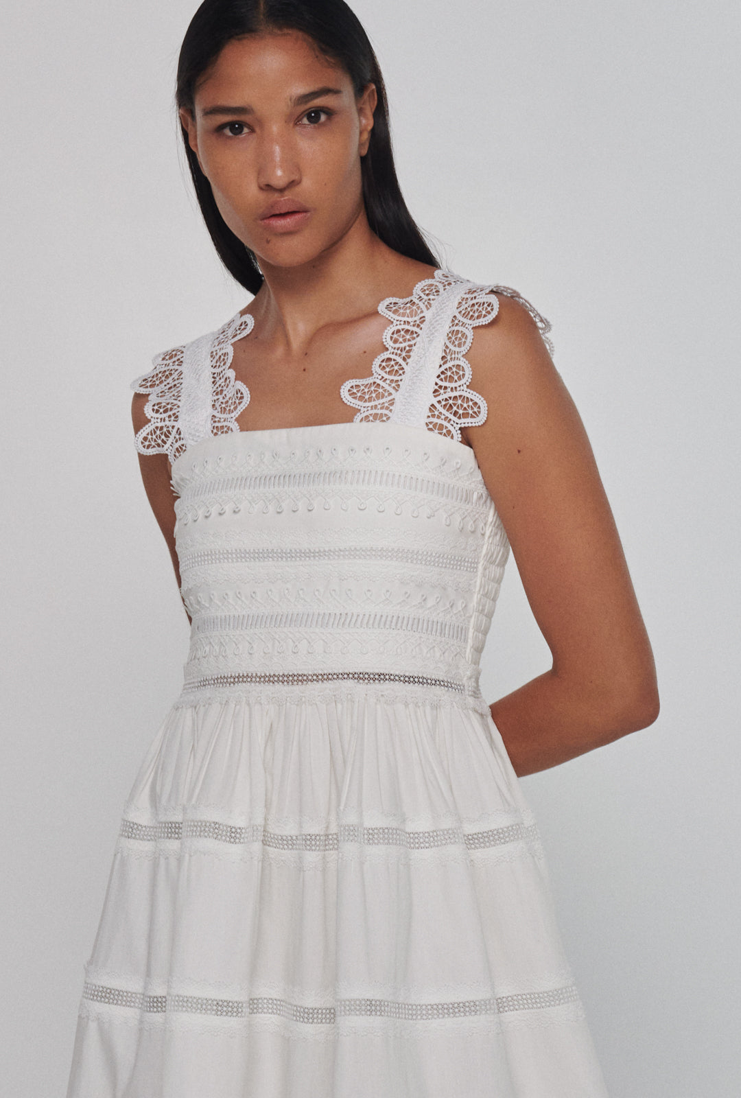 WAIMARI KATE DRESS White S WAIMARI KATE DRESS White S