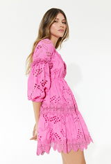 CONNIE DRESS MAGENTA