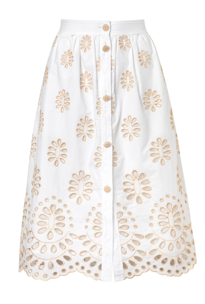 BONNIE SKIRT WHITE