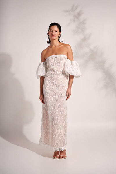 AURELIA MAXI DRESS White XS