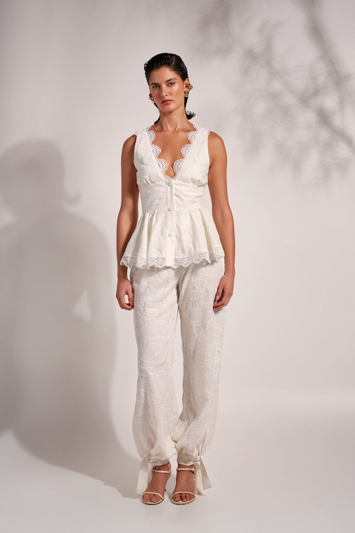 AWA TOP WHITE