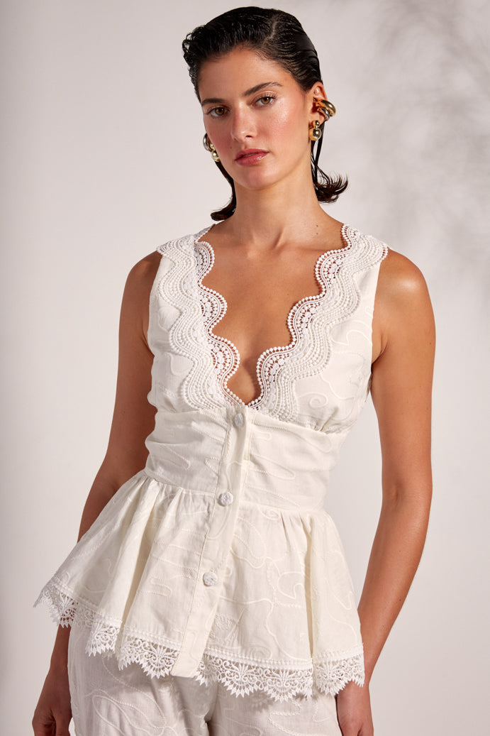 AWA TOP WHITE