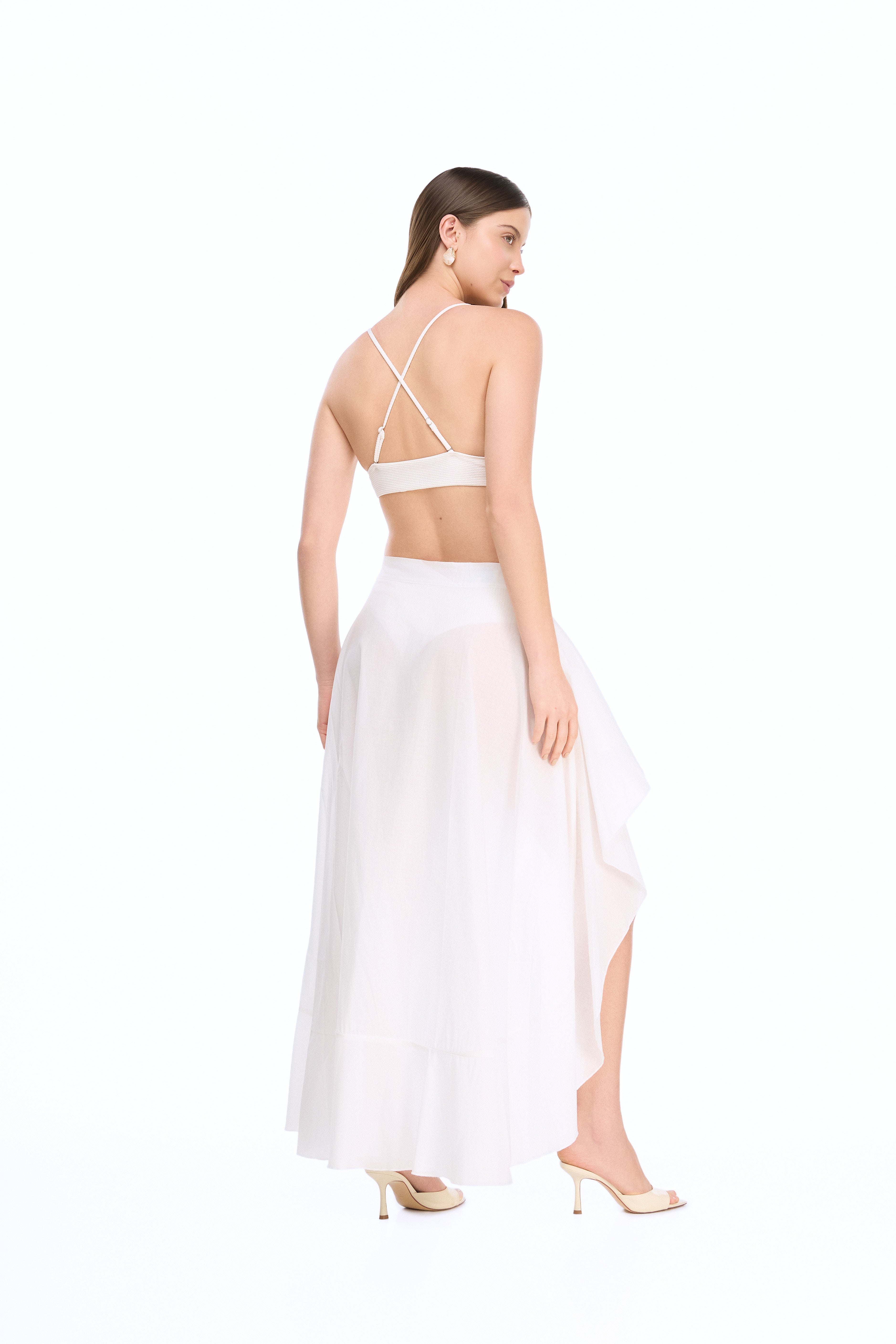 BAHAMAS WRAP SKIRT White XS BAHAMAS WRAP SKIRT White XS