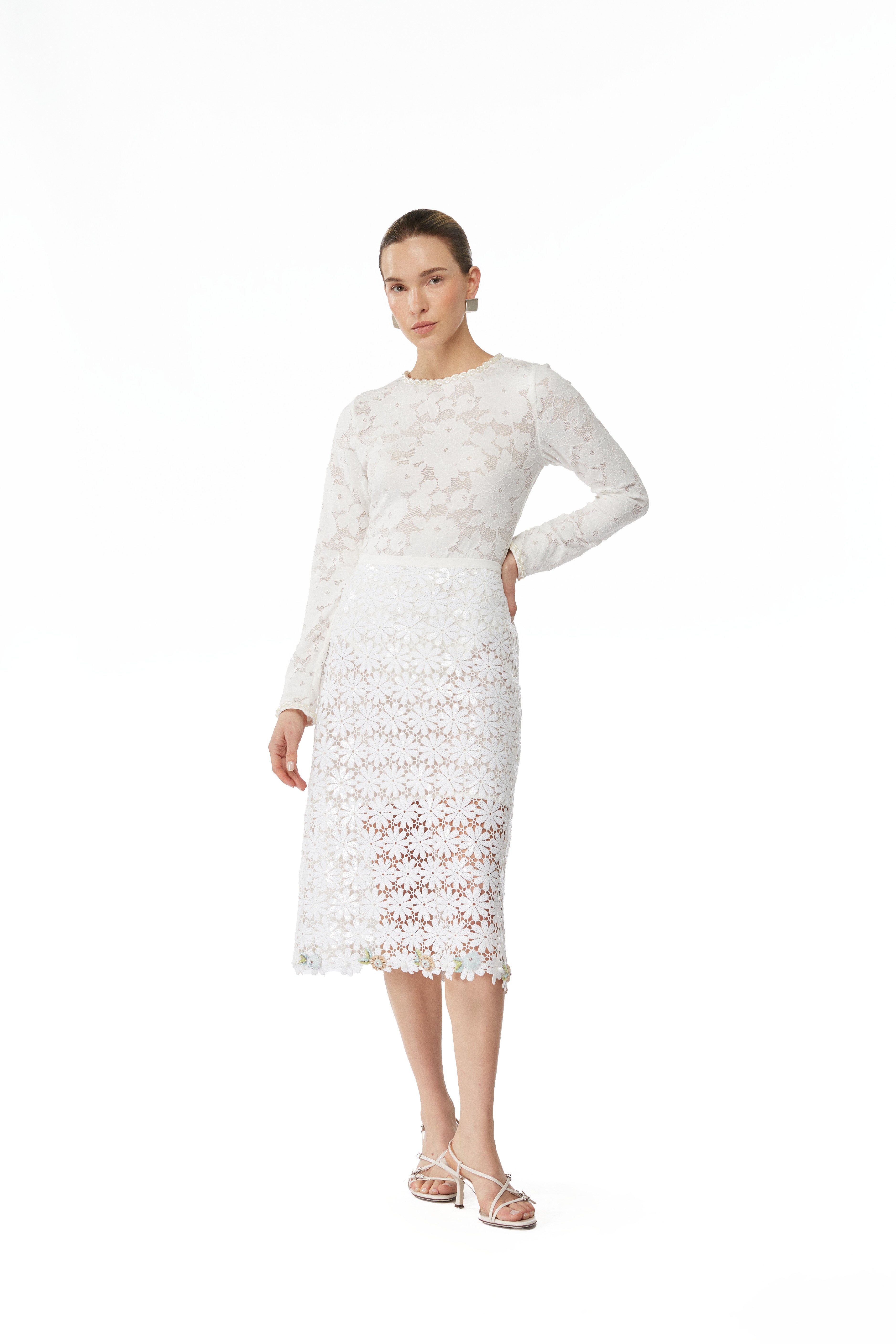 DESIRE MAXI SKIRT WHITE