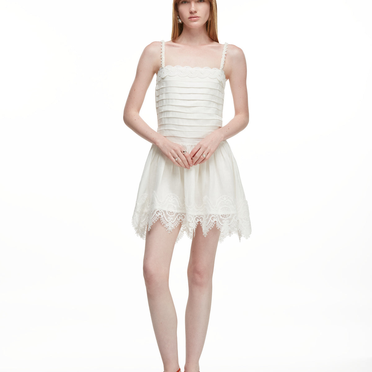 bdg clara frock mini dress CLARA MINI DRESS White XS