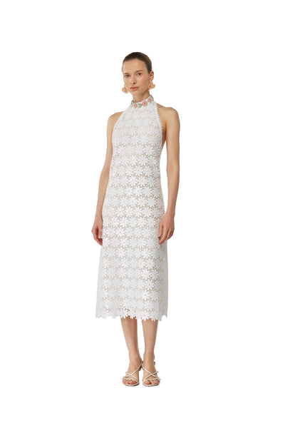 gemma tweed maxi dress GEMMA MAXI DRESS White XS