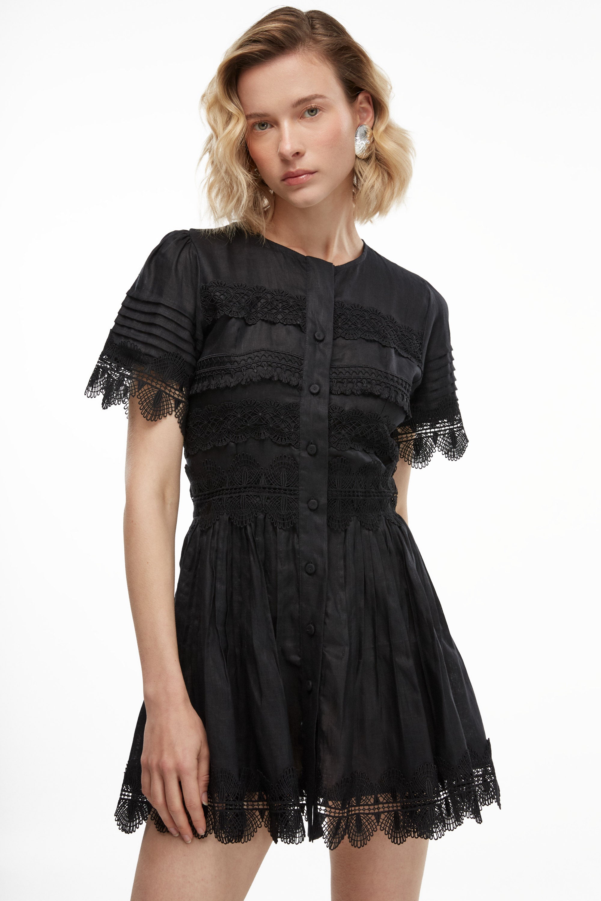 WAIMARI VIOLETTA DRESS Black M WAIMARI VIOLETTA DRESS Black M