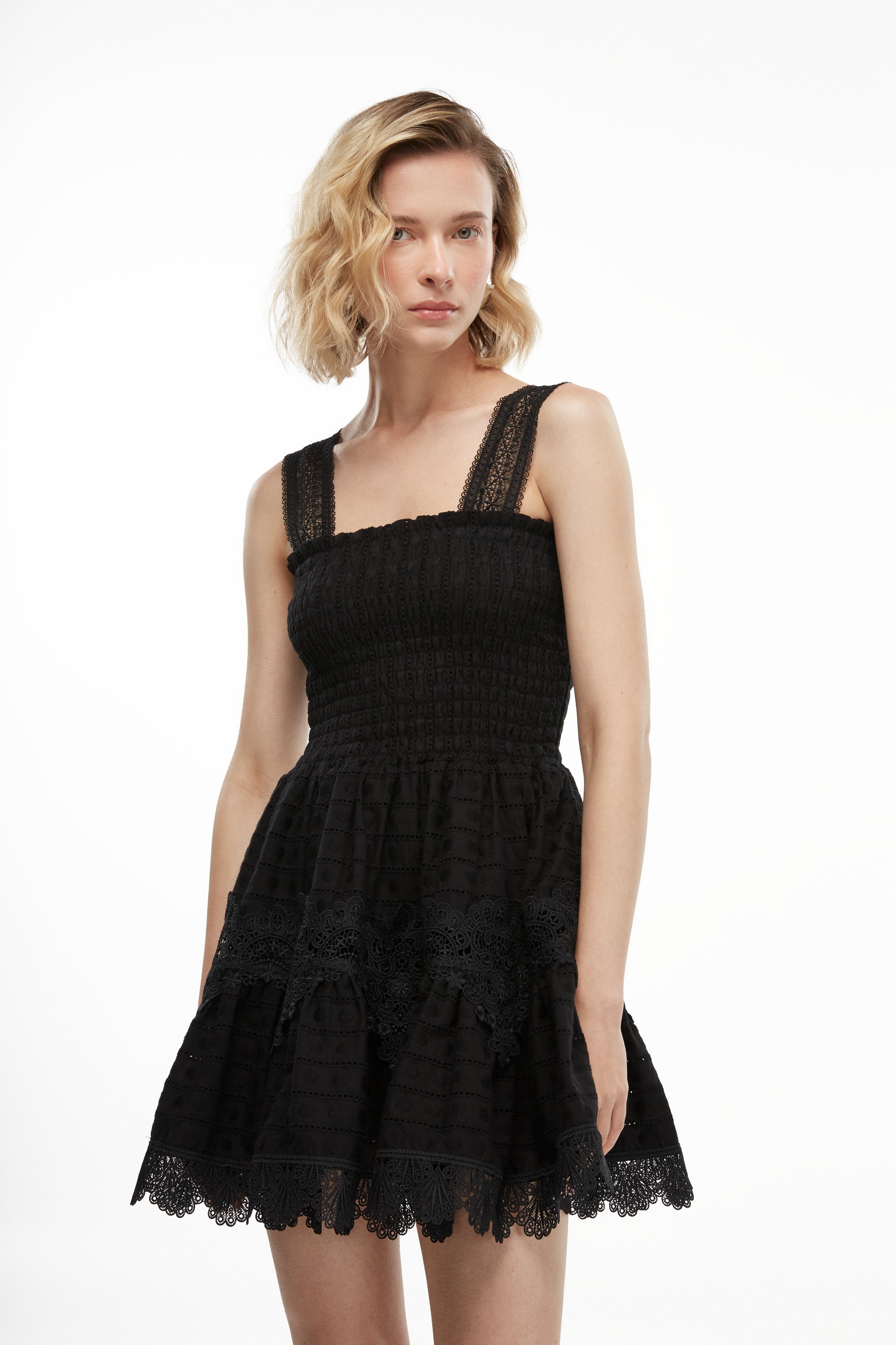 LEAH MINI DRESS BLACK