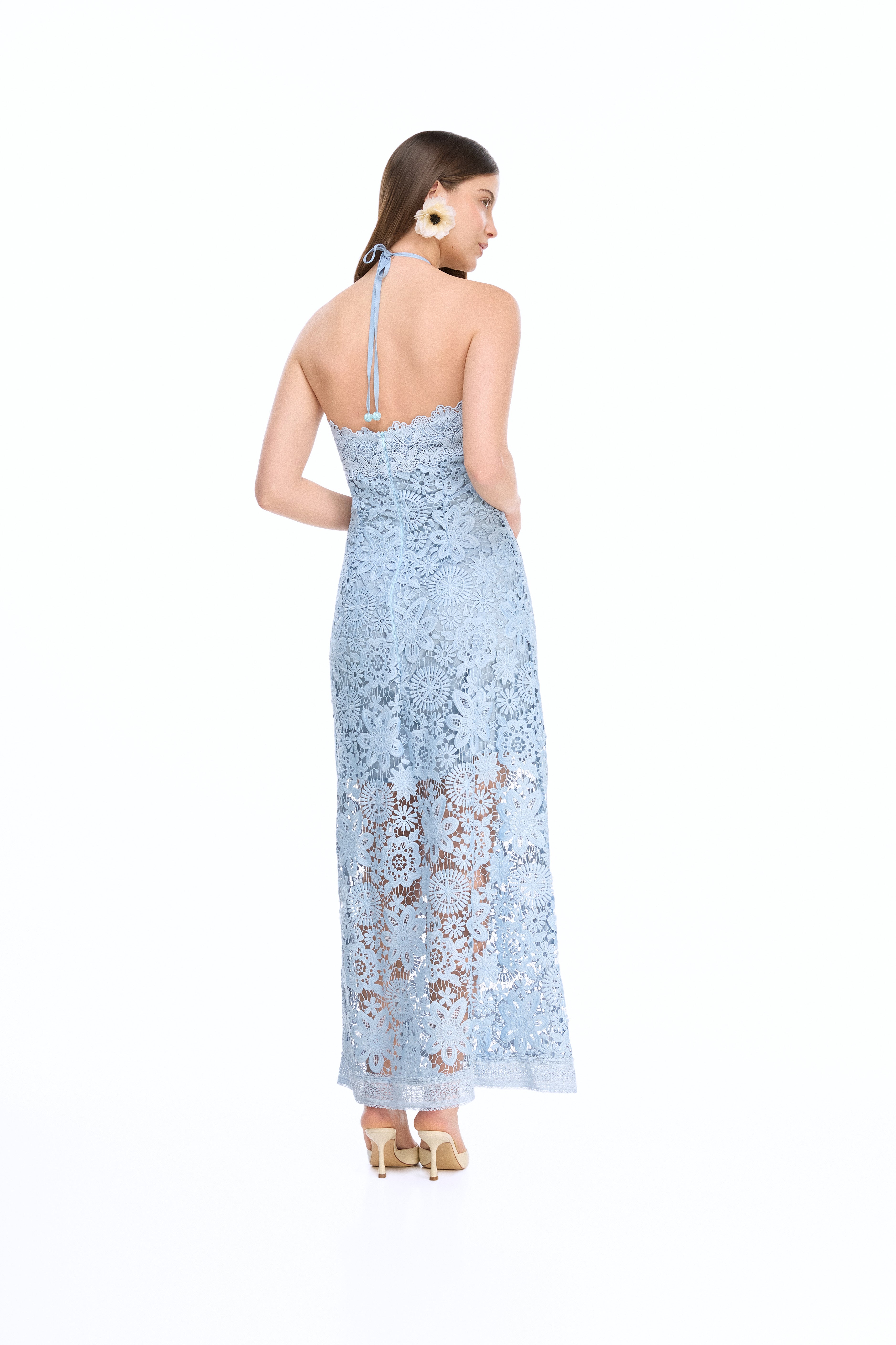 VISCAYA MAXI DRESS SKY