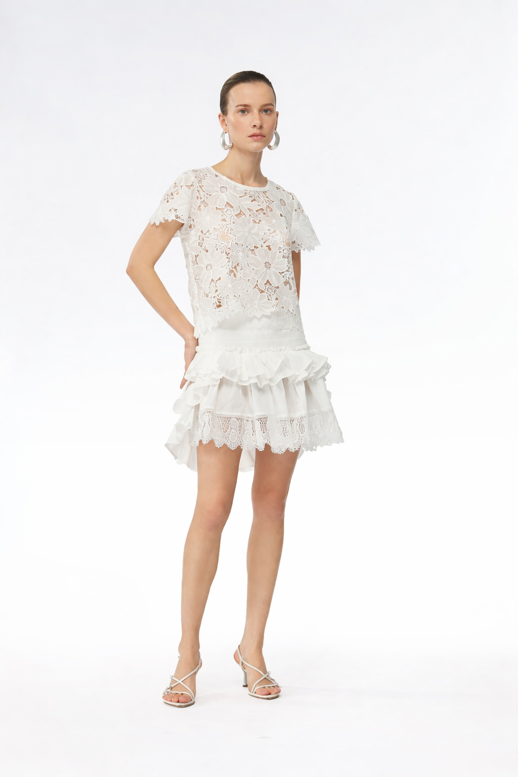 MARETTA MINI SKIRT WHITE