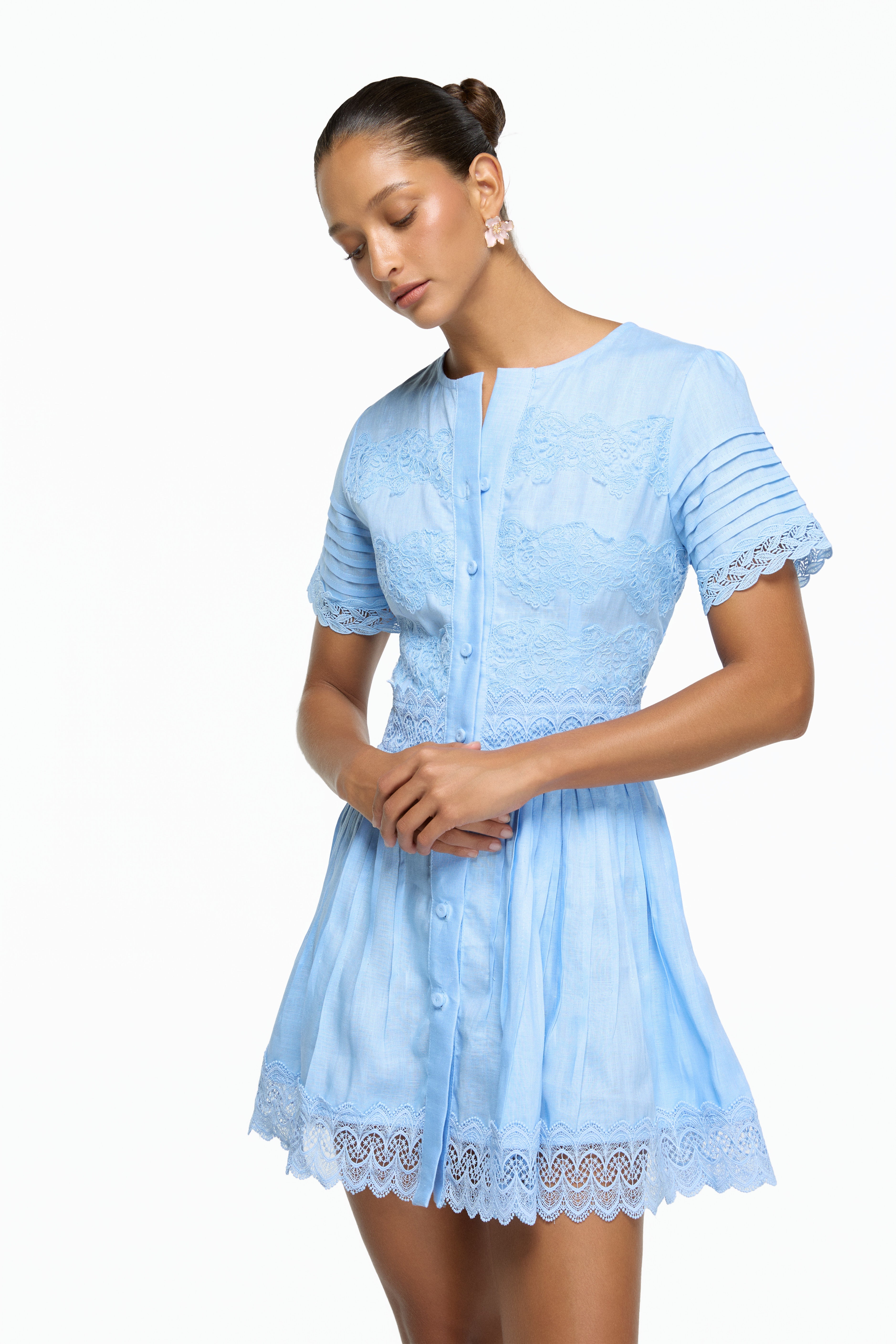 CHLOE MINI DRESS BLUE