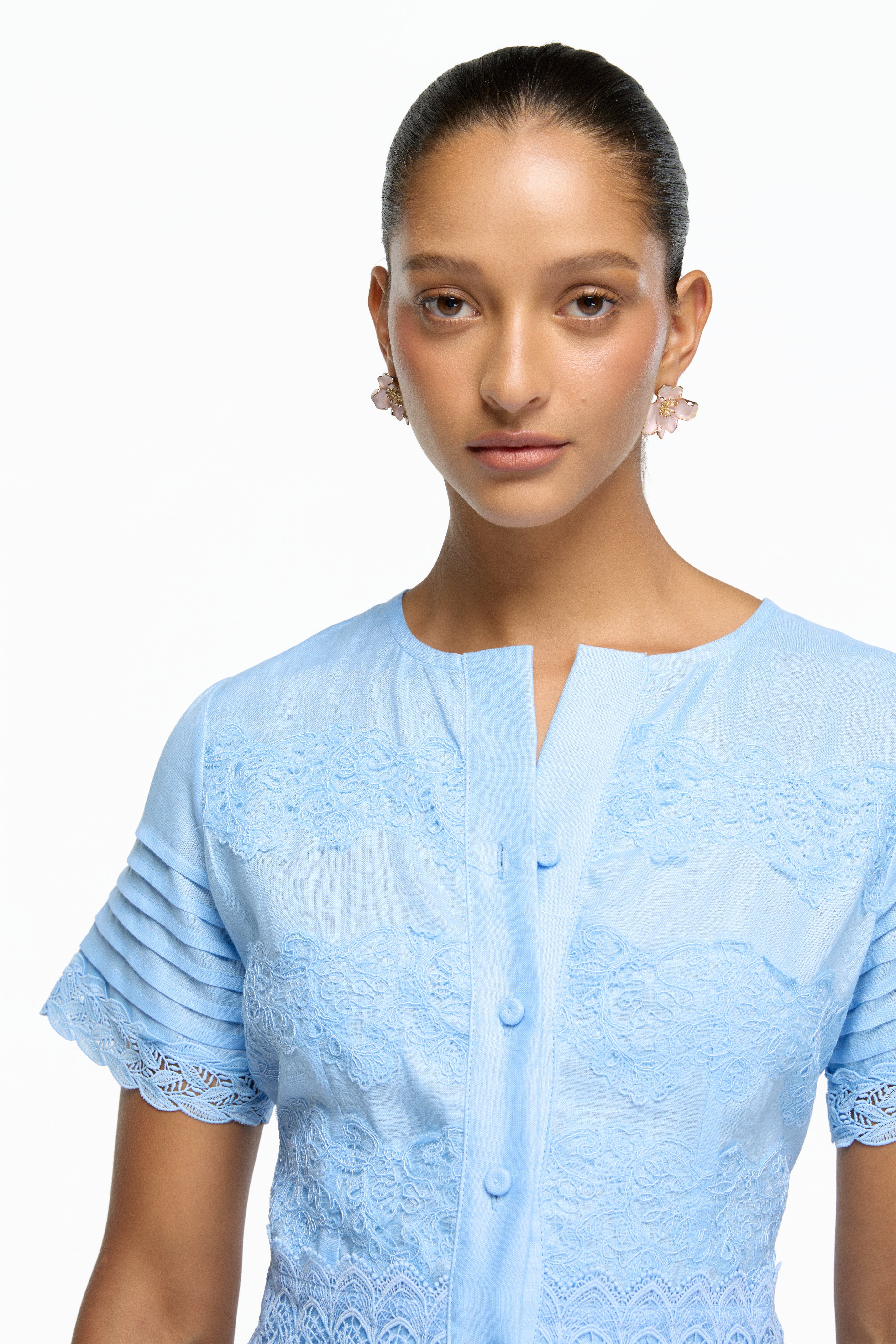 CHLOE MINI DRESS BLUE