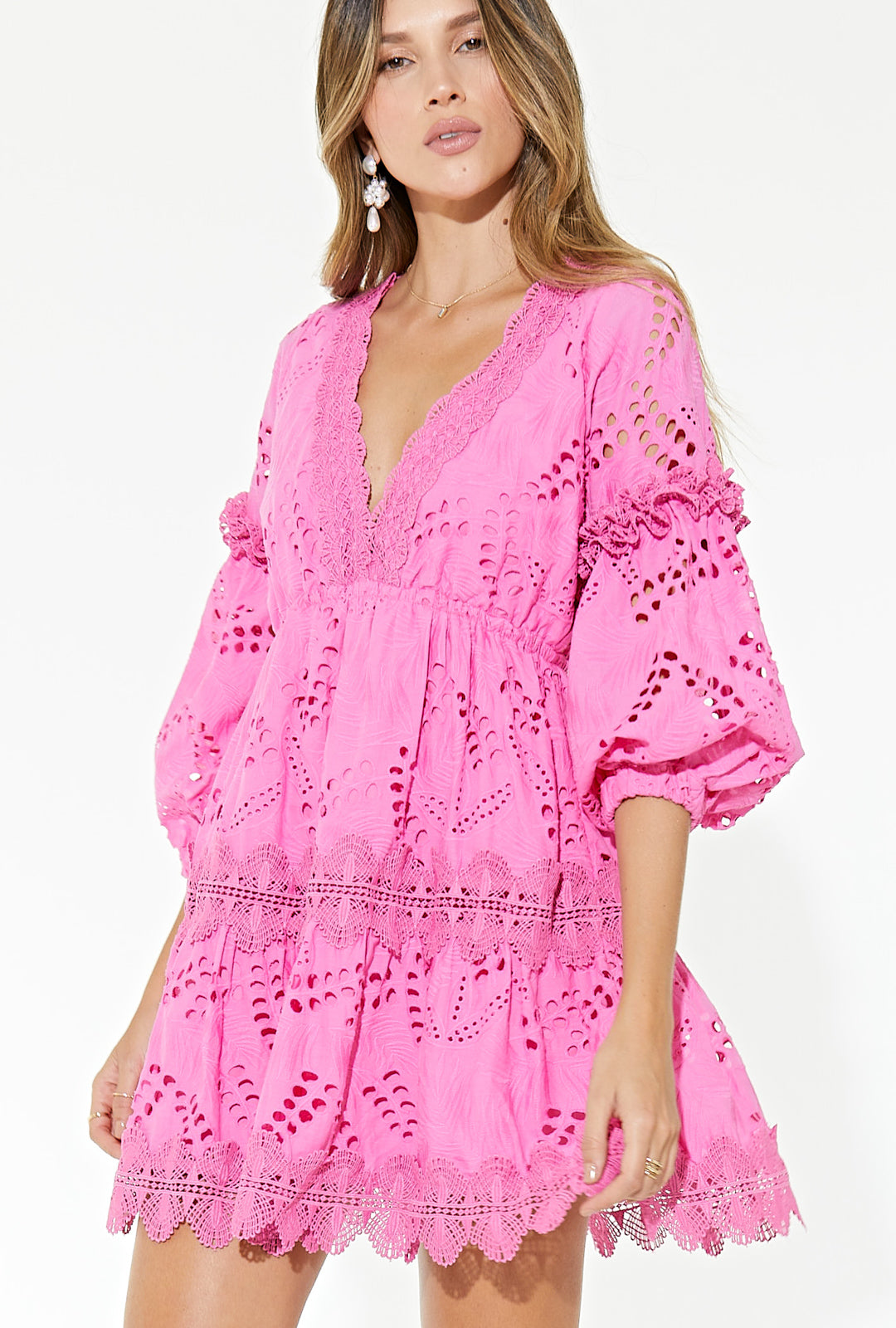 CONNIE DRESS MAGENTA
